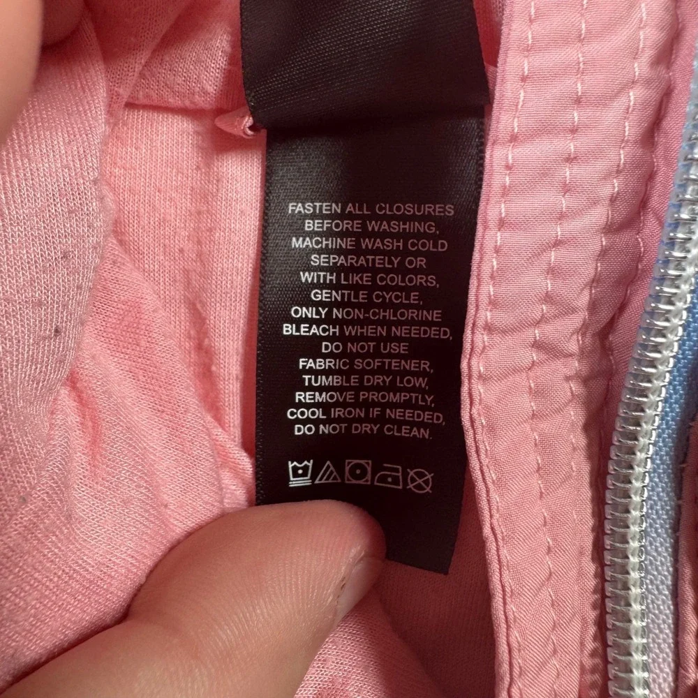 Gerry Puffer Jacket Toddler Girls 4T Pink Excellent Hooded Quilted Zip Up